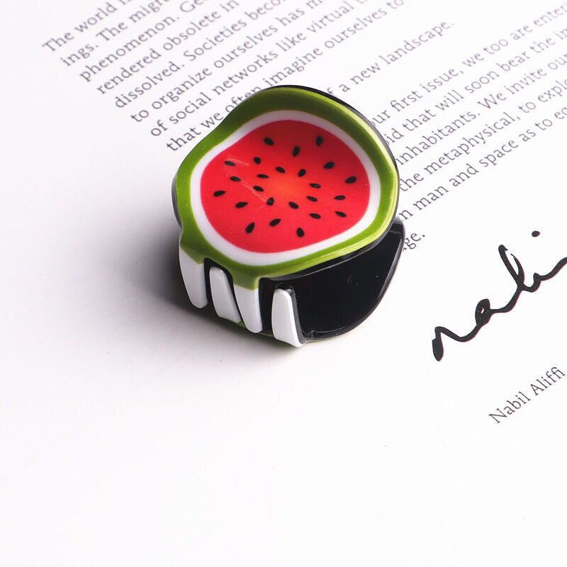 Wholesale Acetate Sheet Fruit Hairpin